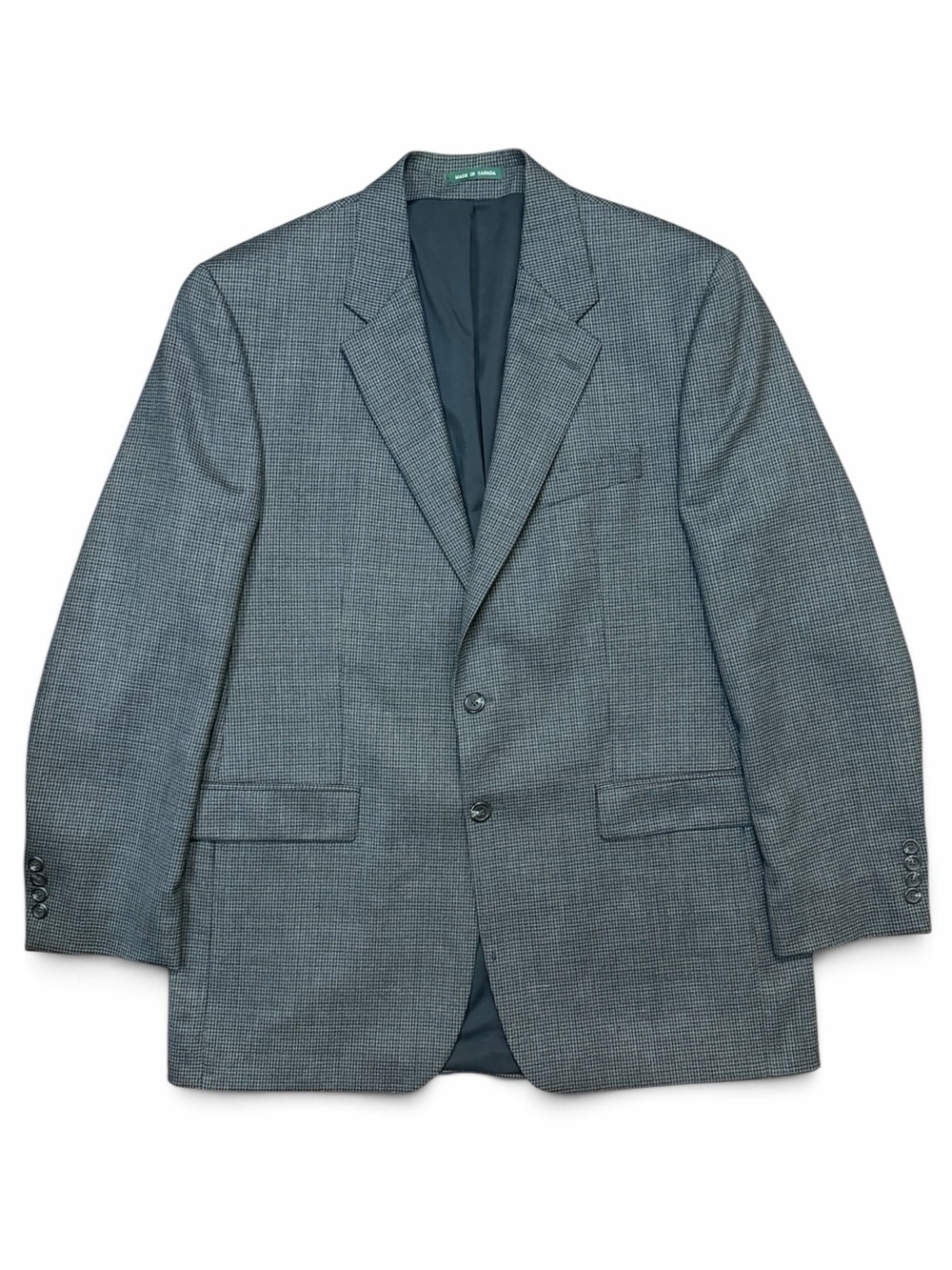 Lauren Ralph Lauren Vintage Blazer Mens 42L Wool Houndstooth Tweed Sport Coat
